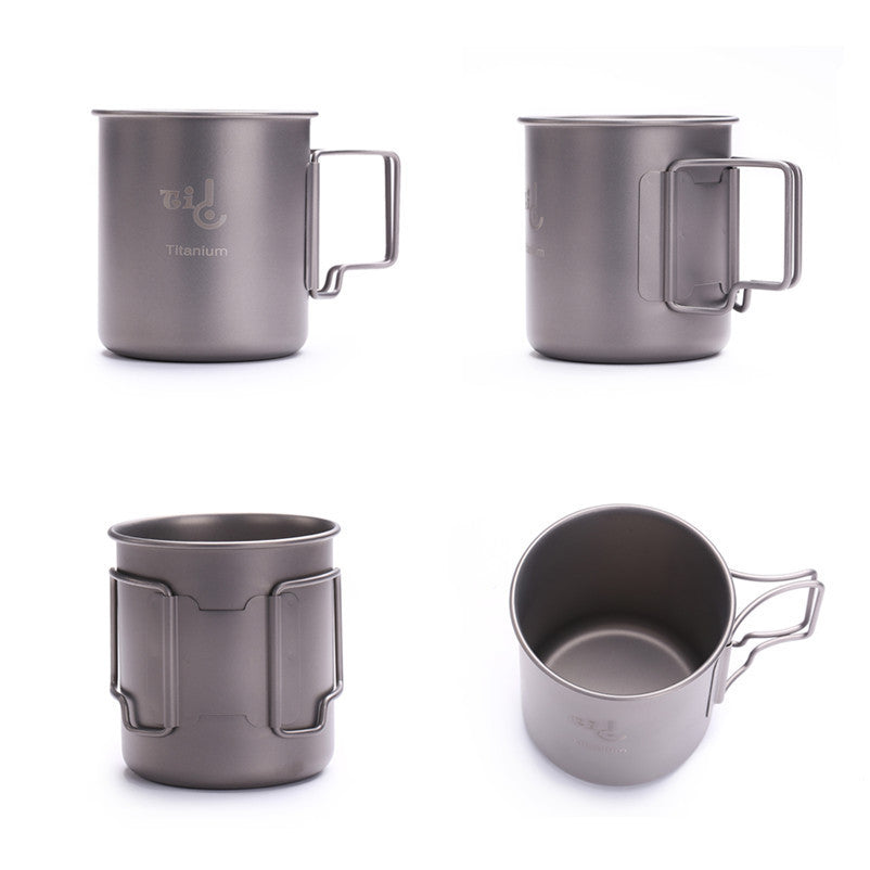 420ml 80g Survival Titanium Tableware