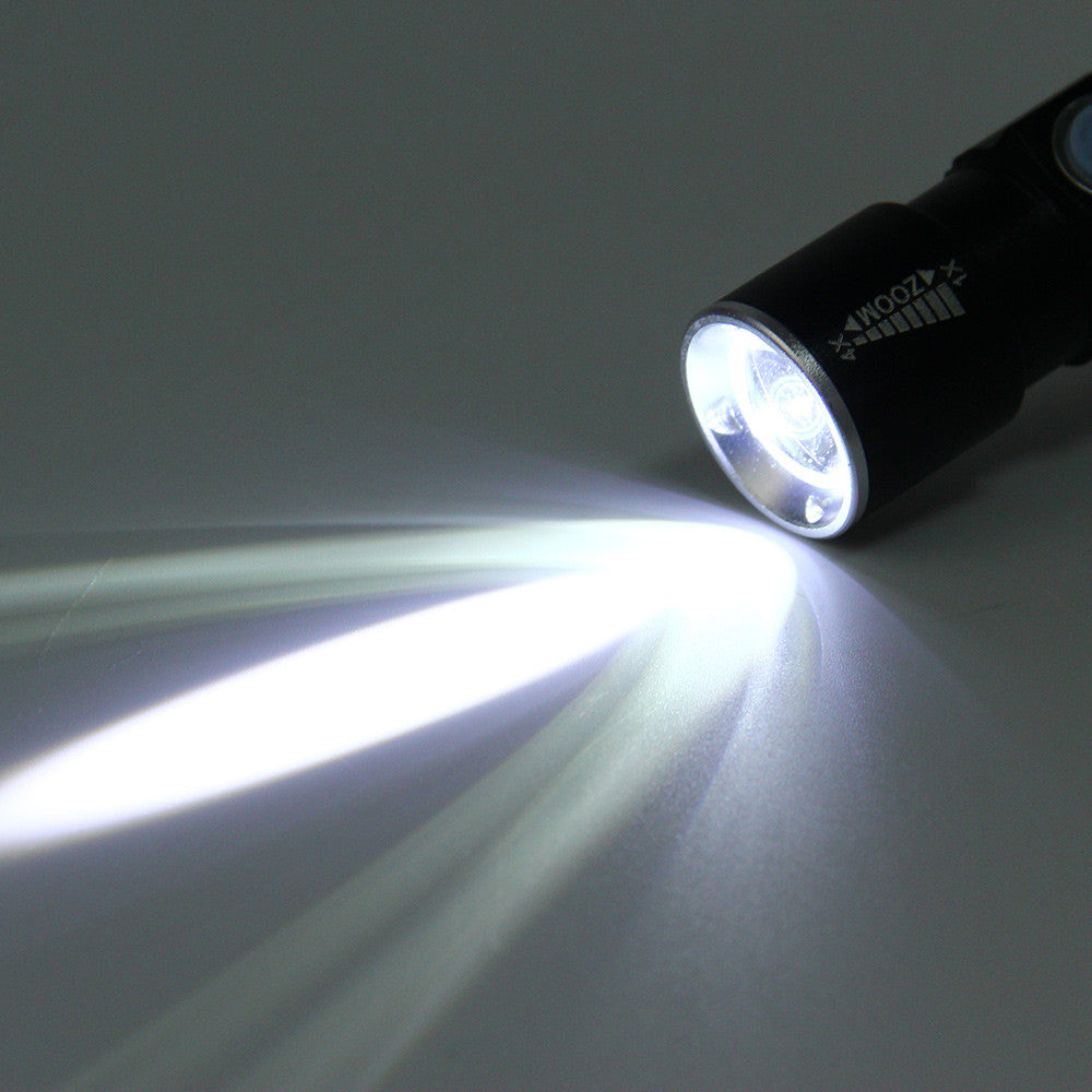 Mini LED Flashlight ZOOM Rechargeable