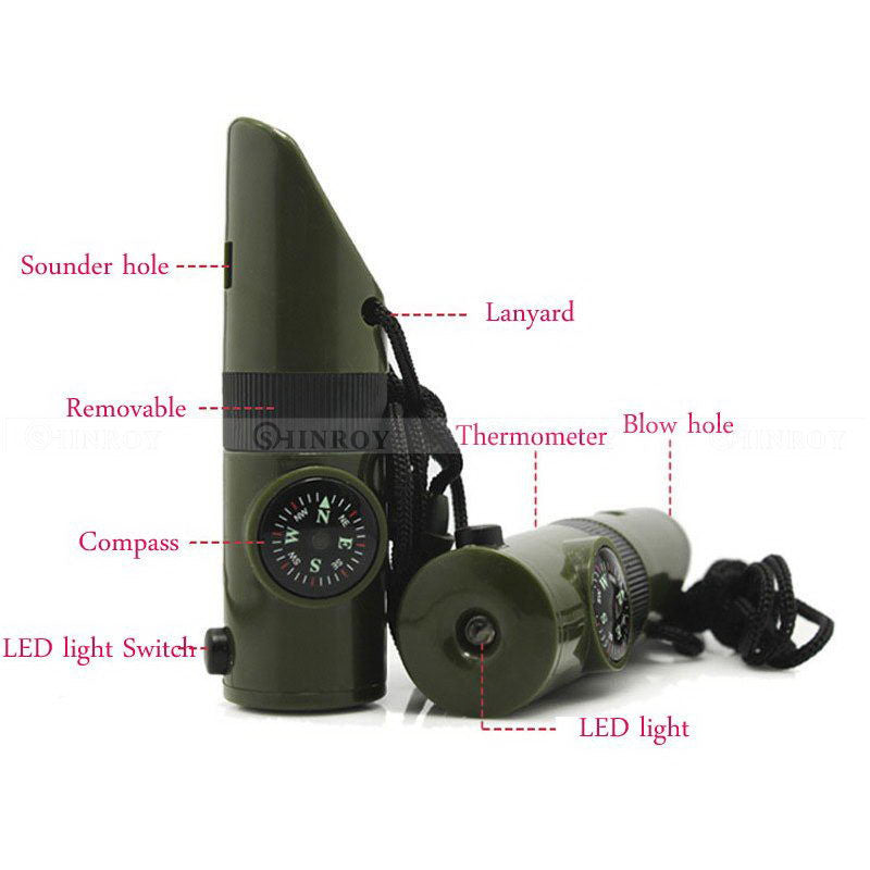 7 In1 Multifunctional Survival Military Survival Kit