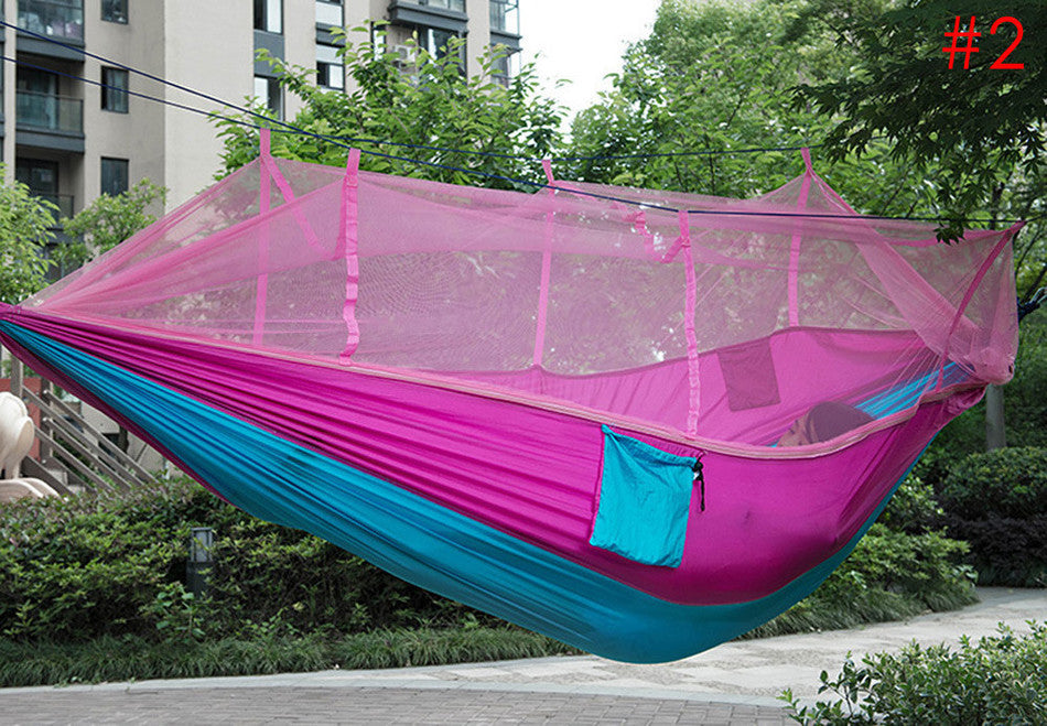 Portable High Strength Parachute Fabric Survival Swing Sleeping Bed