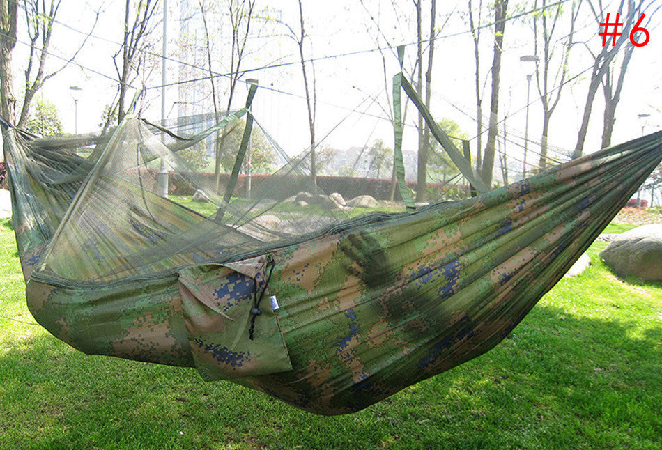 Portable High Strength Parachute Fabric Survival Swing Sleeping Bed