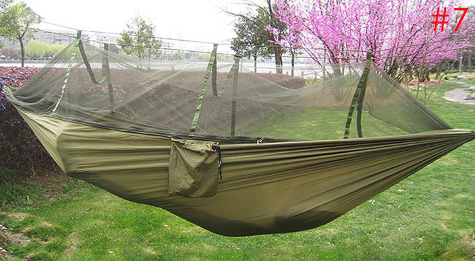 Portable High Strength Parachute Fabric Survival Swing Sleeping Bed