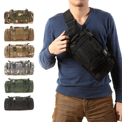 Oxford Molle Waterproof Outdoor Military Tactical Waist Pack 3L