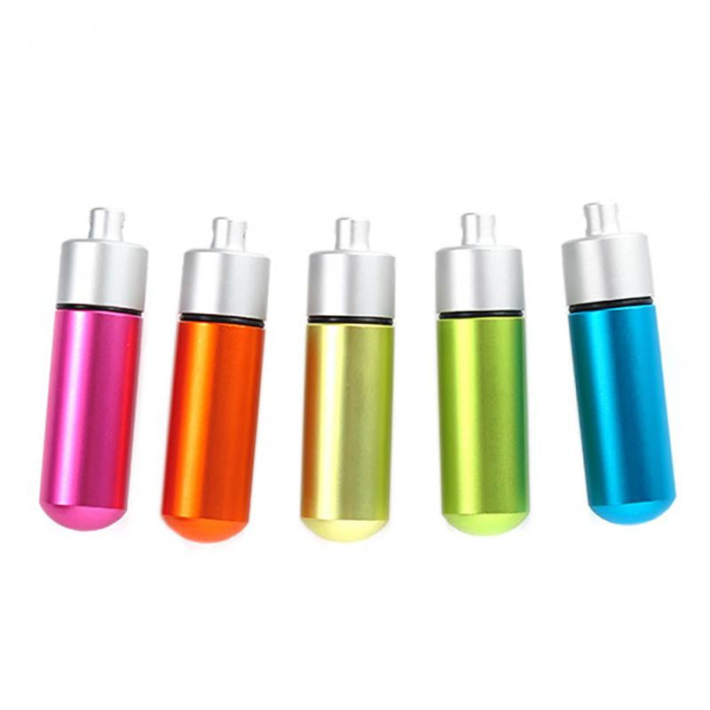 High Quality EDC Survival Aluminum Waterproof Medicine Bottle