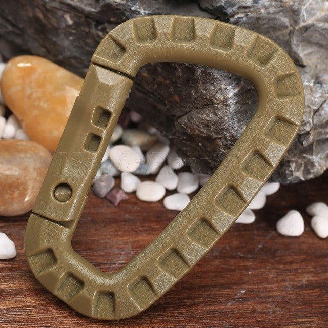 5 PCS Outdoor Plastic Carabiners Hanging Buckle Hook Survival Tool