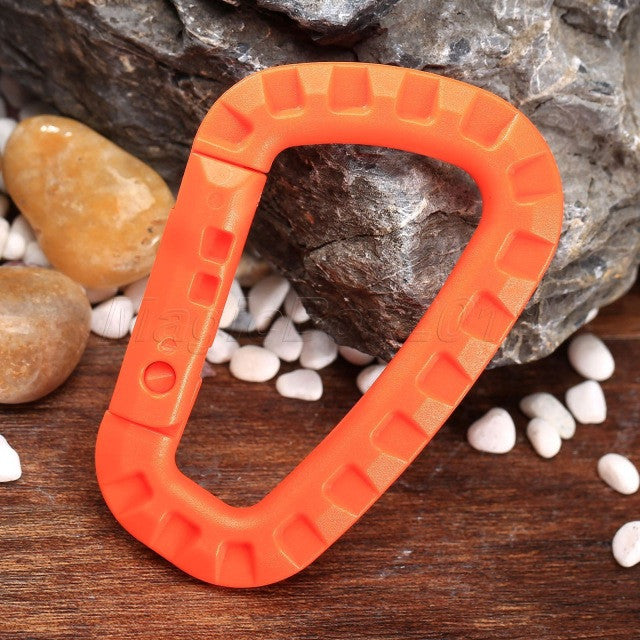 5 PCS Outdoor Plastic Carabiners Hanging Buckle Hook Survival Tool
