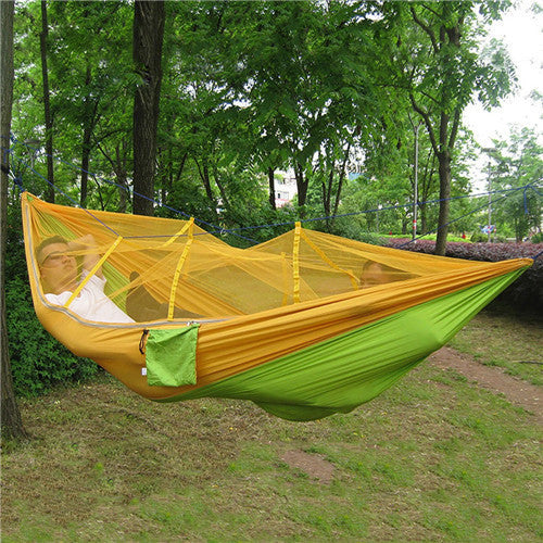 Portable High Strength Parachute Fabric Survival Swing Sleeping Bed