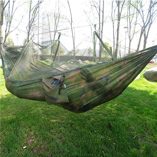 Portable High Strength Parachute Fabric Survival Swing Sleeping Bed