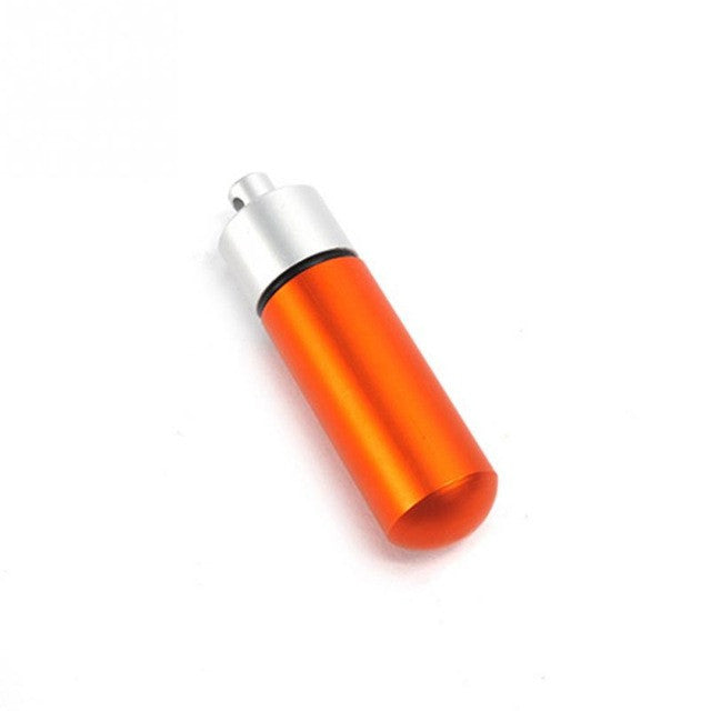 High Quality EDC Survival Aluminum Waterproof Medicine Bottle