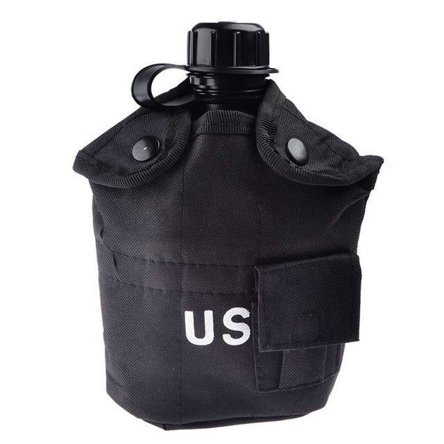 3PCS/Set Portable Canteen Tactical Water Bottle Army Cup Thermal Insulation for Survival