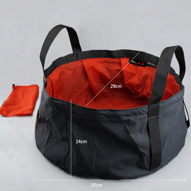 Portable 8.5L Ultra-light Folding Washbasin Survival/Camping Equipment