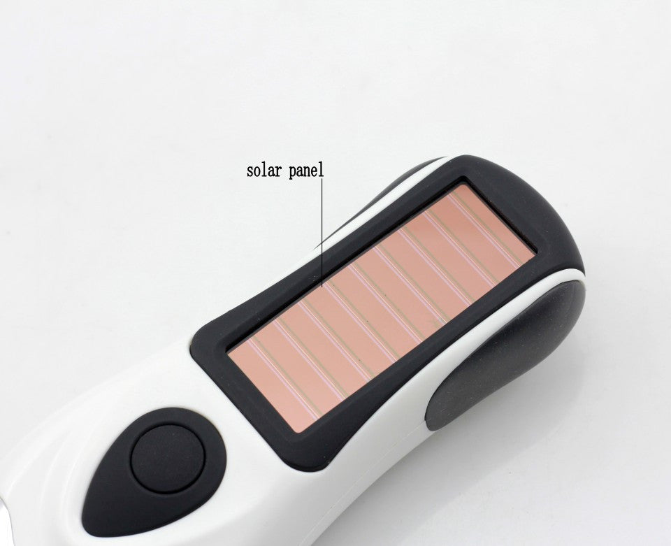 Portable 3 LED Hand-Cranked Dynamo Solar Power Fashlight