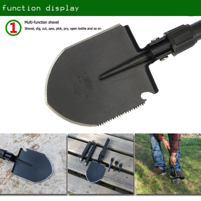 Top Quality Alloy Steel Portable Folding Shovel Survival Tool