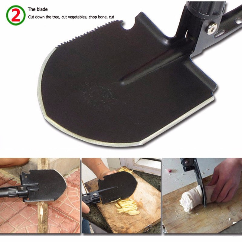 Top Quality Alloy Steel Portable Folding Shovel Survival Tool