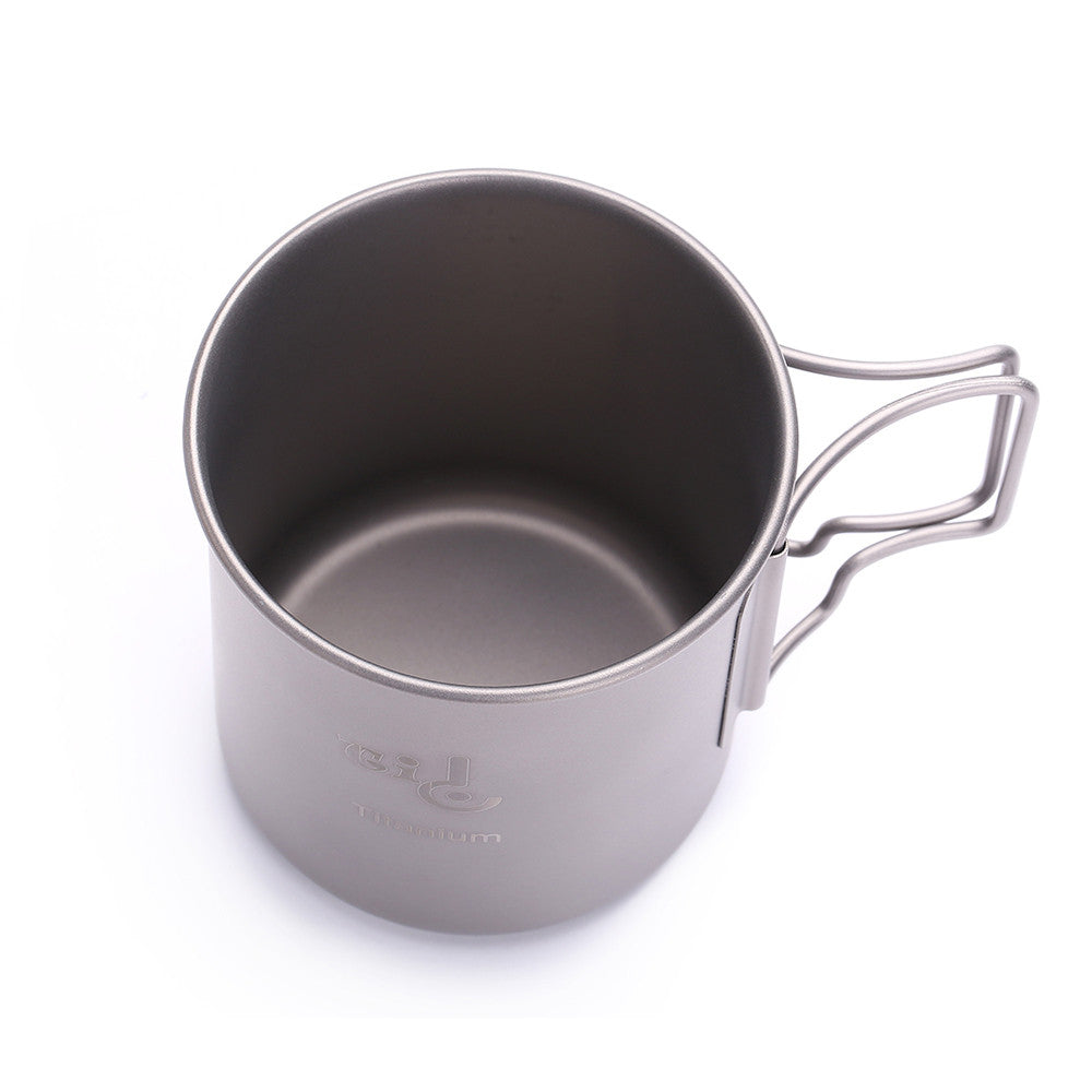 420ml 80g Survival Titanium Tableware