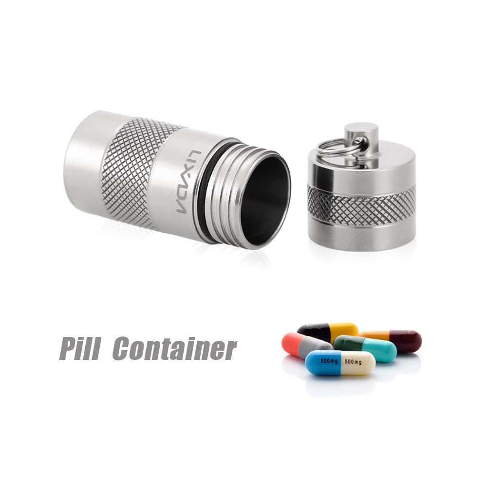 Titanium Alloy Medicine Container Case Waterproof