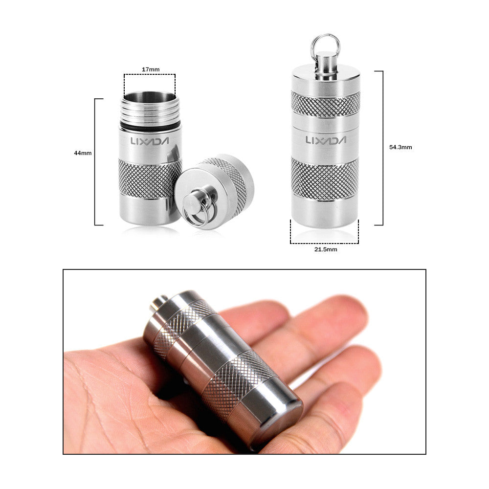 Titanium Alloy Medicine Container Case Waterproof