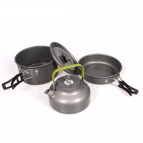 Military Boiler Frying Teapot Set Cookware