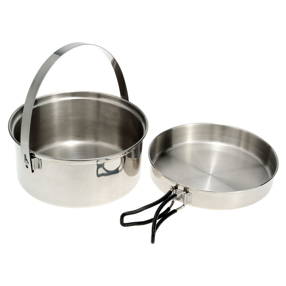 Stainless Steel Cooking Set Use for Camping/Survival