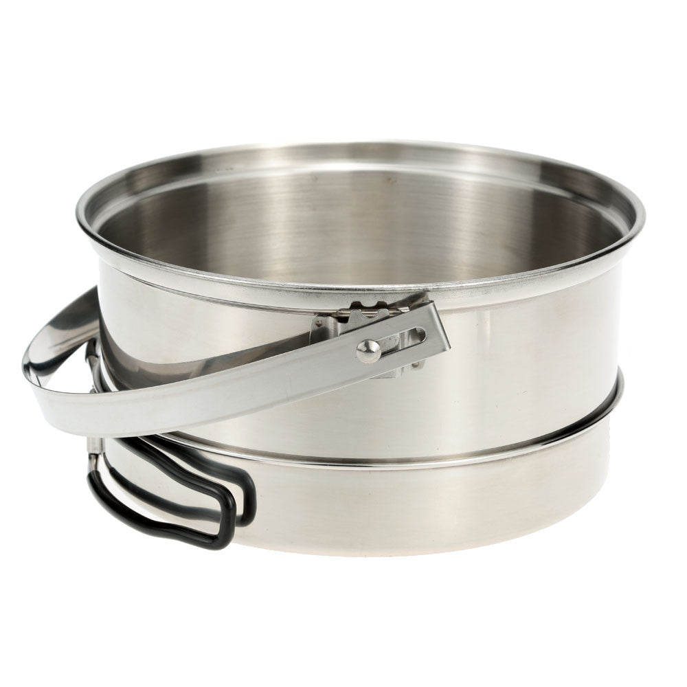 Stainless Steel Cooking Set Use for Camping/Survival