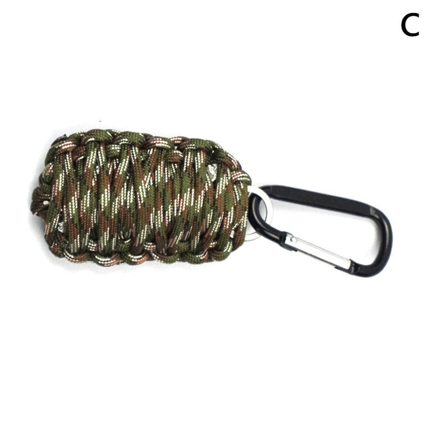 EDC Grenade 550 Paracord Survival Kit Sharp Eye Knife