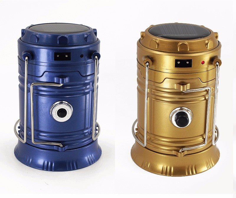 6LEDs Rechargeable Solar Power Luminaire LED Lantern type Flashlight