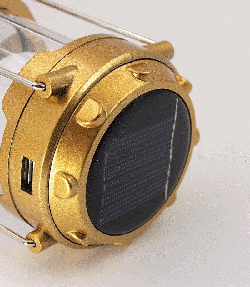 6LEDs Rechargeable Solar Power Luminaire LED Lantern type Flashlight