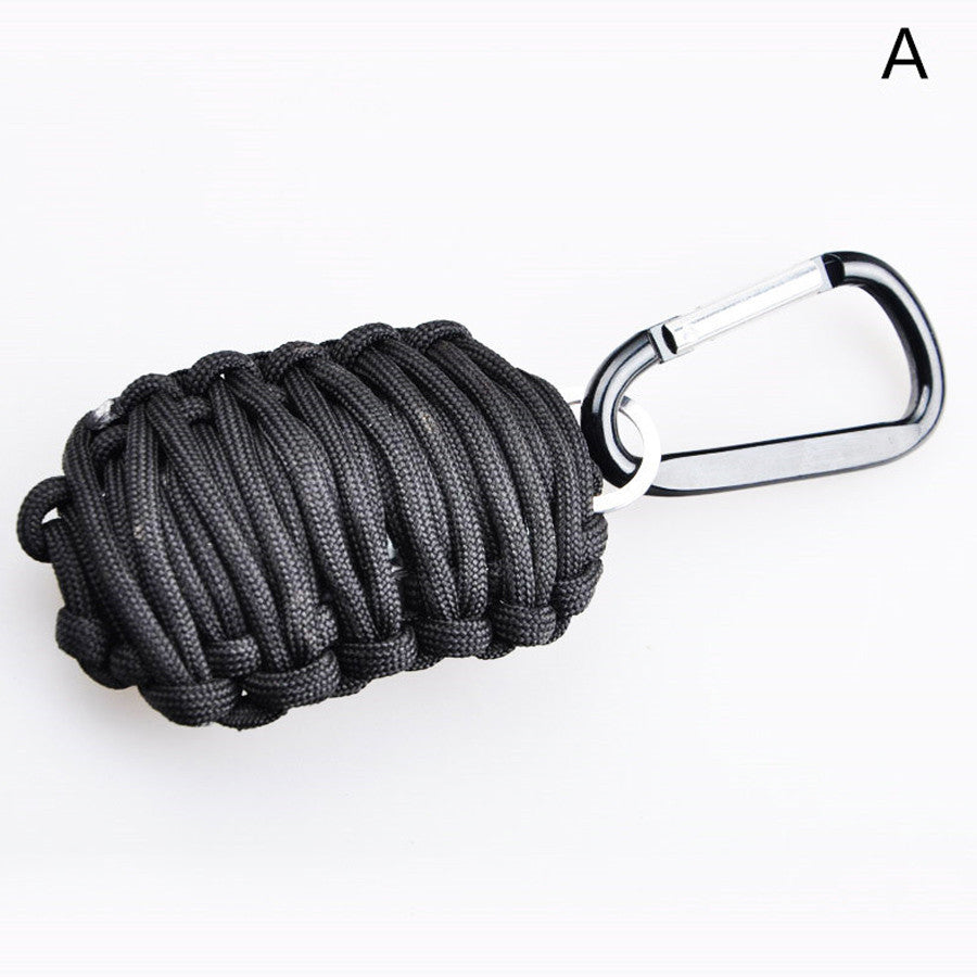 EDC Grenade 550 Paracord Survival Kit Sharp Eye Knife