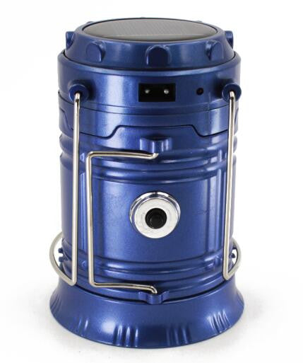 6LEDs Rechargeable Solar Power Luminaire LED Lantern type Flashlight