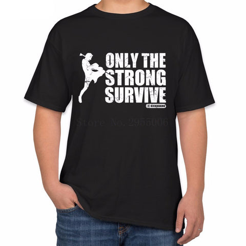 2017 Only The Strong Survive T Shirts For Men