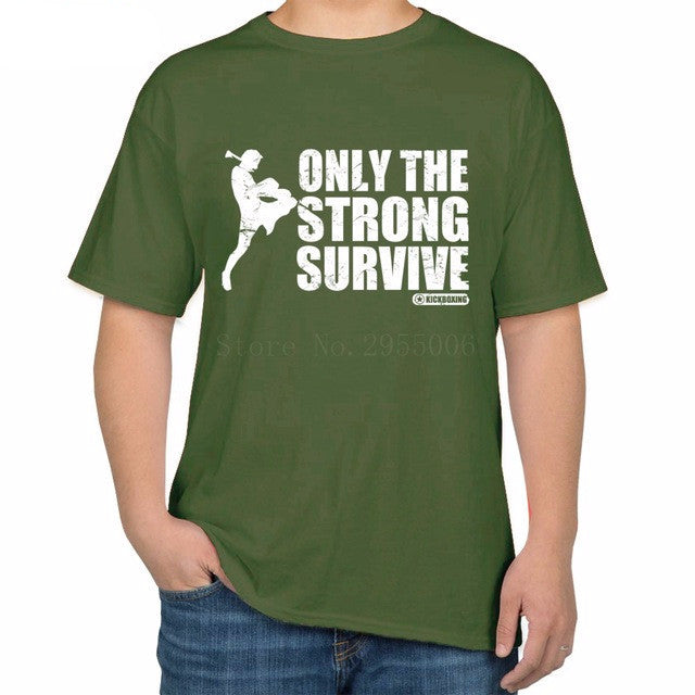 2017 Only The Strong Survive T Shirts For Men
