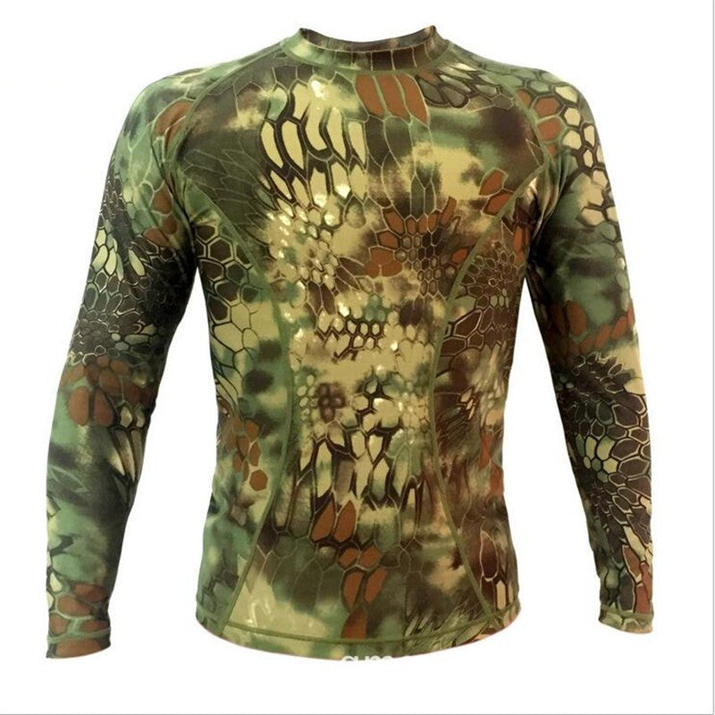 Quick Dry Breathable Tactical Camouflage T-shirt Men