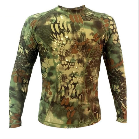 Quick Dry Breathable Tactical Camouflage T-shirt Men