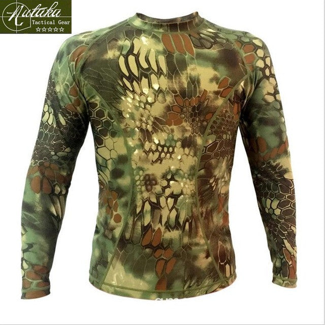 Quick Dry Breathable Tactical Camouflage T-shirt Men