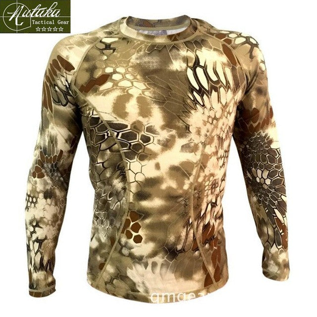 Quick Dry Breathable Tactical Camouflage T-shirt Men