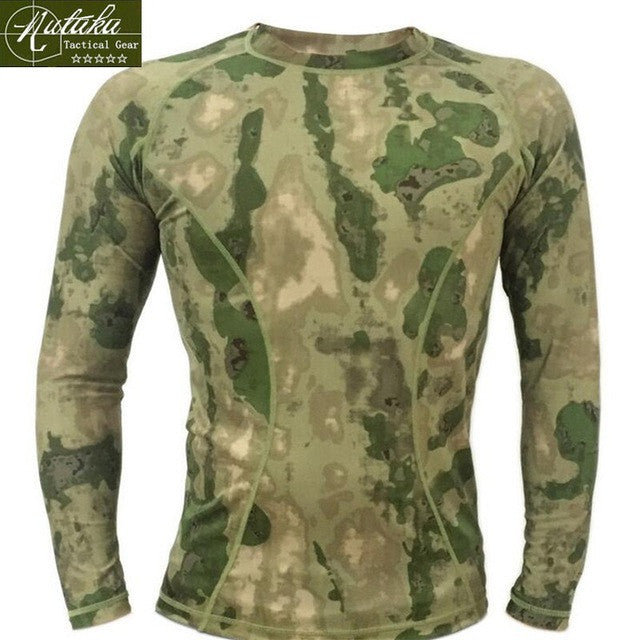 Quick Dry Breathable Tactical Camouflage T-shirt Men