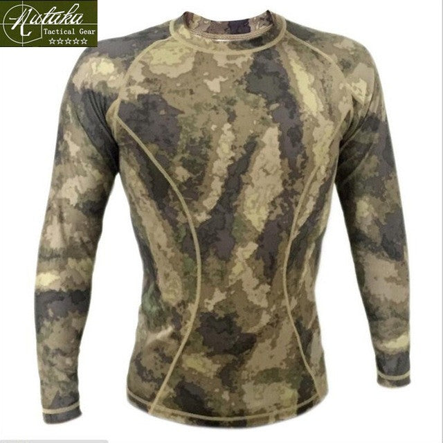 Quick Dry Breathable Tactical Camouflage T-shirt Men