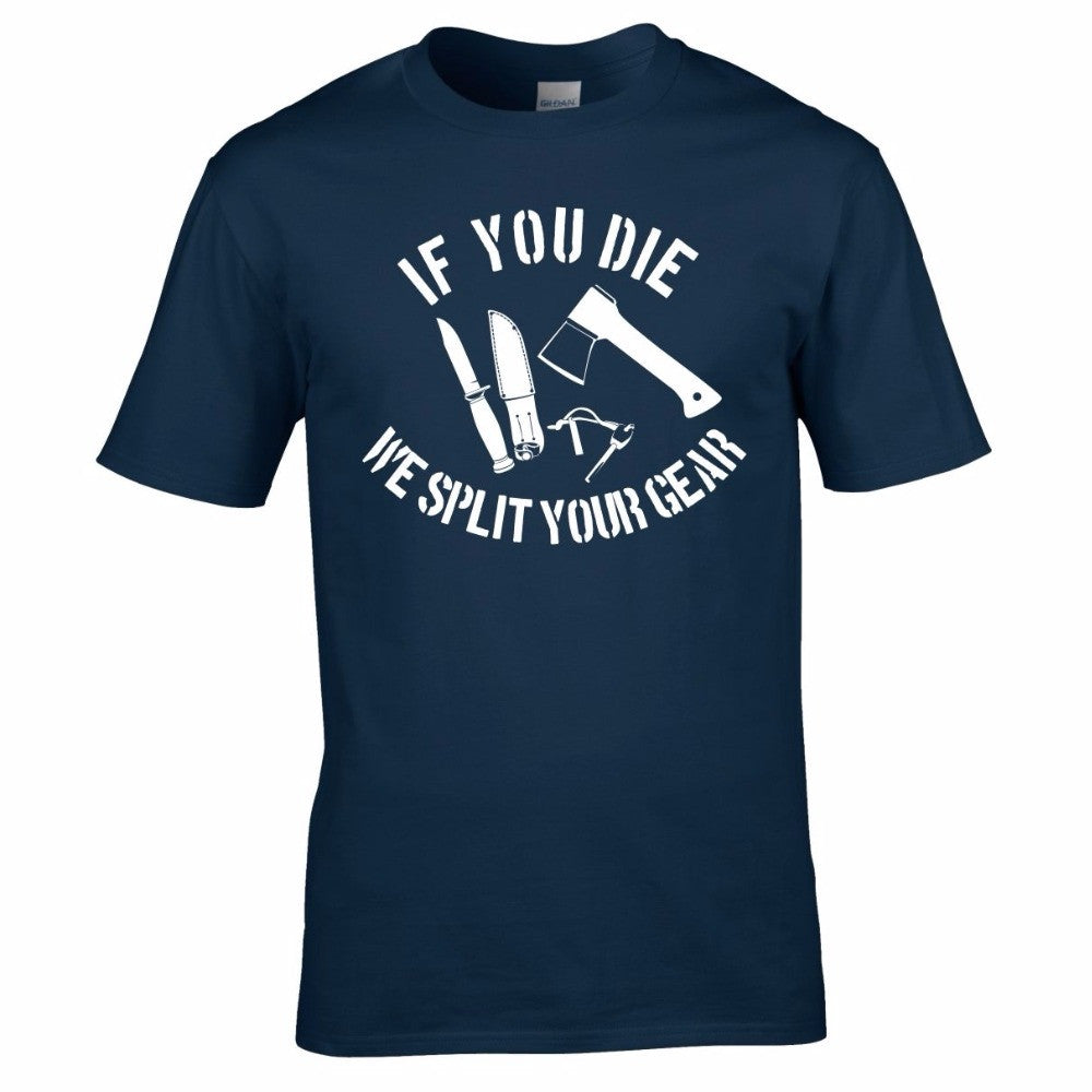 Men's All Sizes Survival If You Die T-Shirt