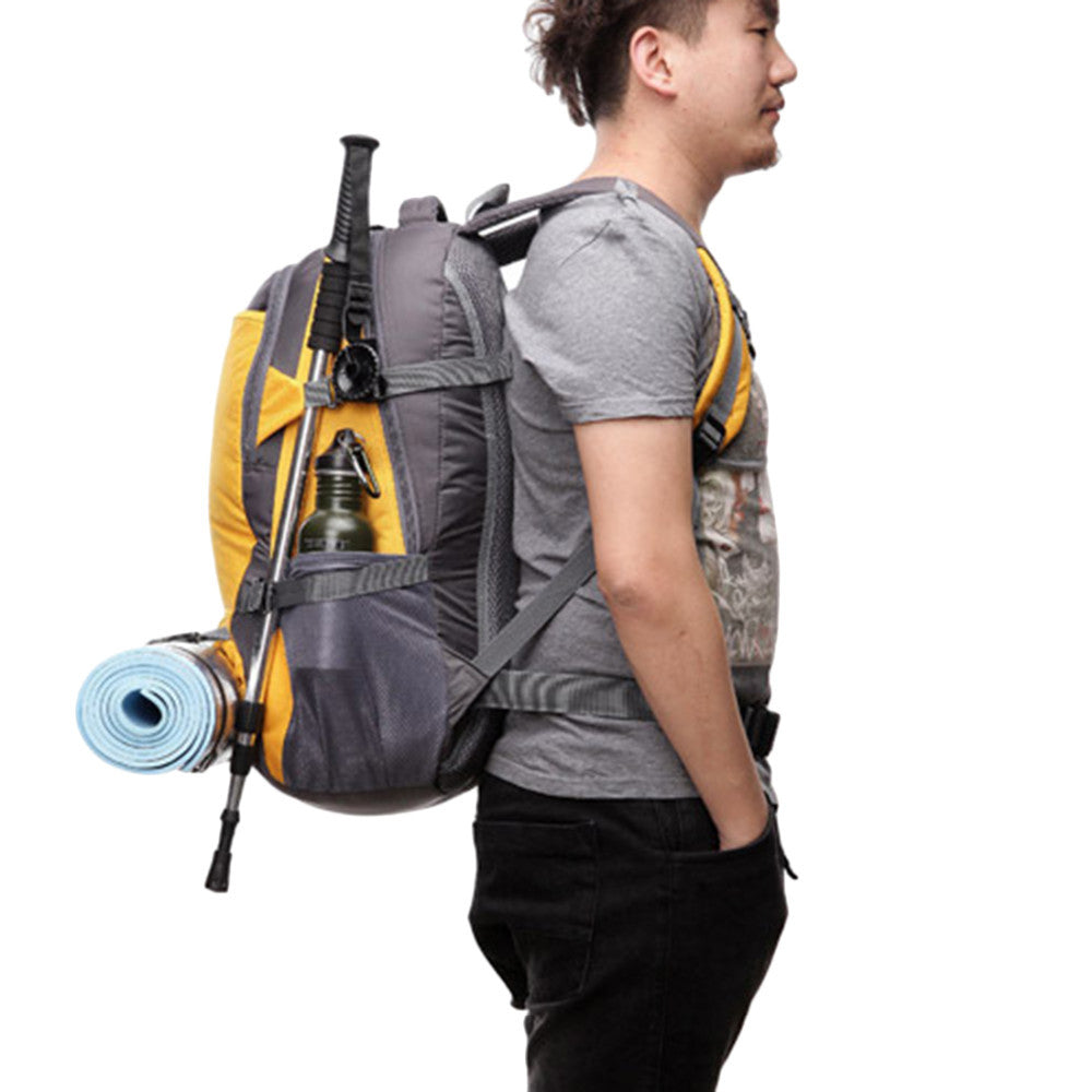 Solid 45L waterproof Sports Camping Hiking Backpack