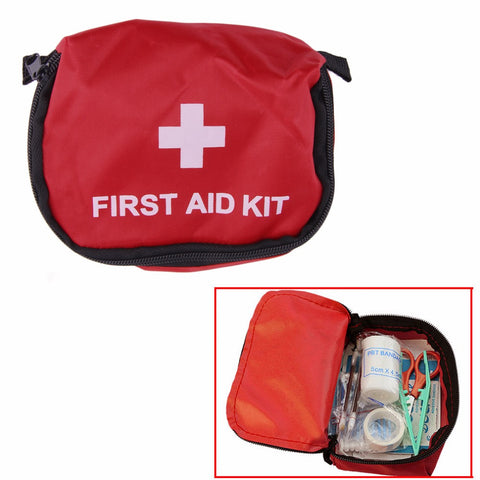 Red Survival Waterproof First Aid Kit